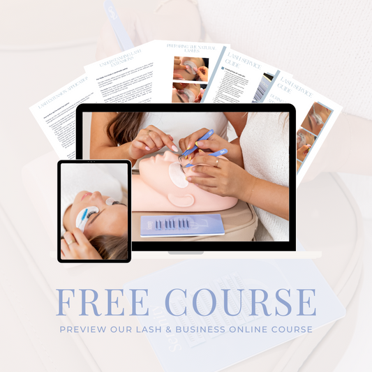 Free Lash Extensions & Business Online Course